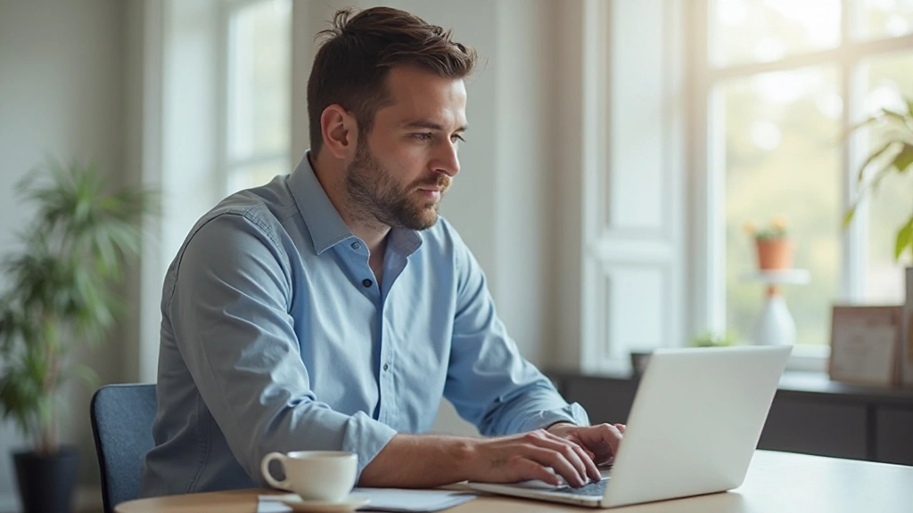 Persoon die interactief content creëert en replies geeft op sociale media