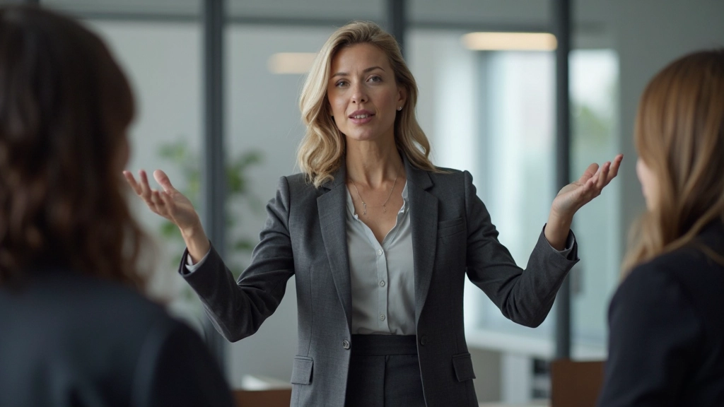 Zakenwomen in conferentieruimte presenteren hun expertise en kennis aan collega's